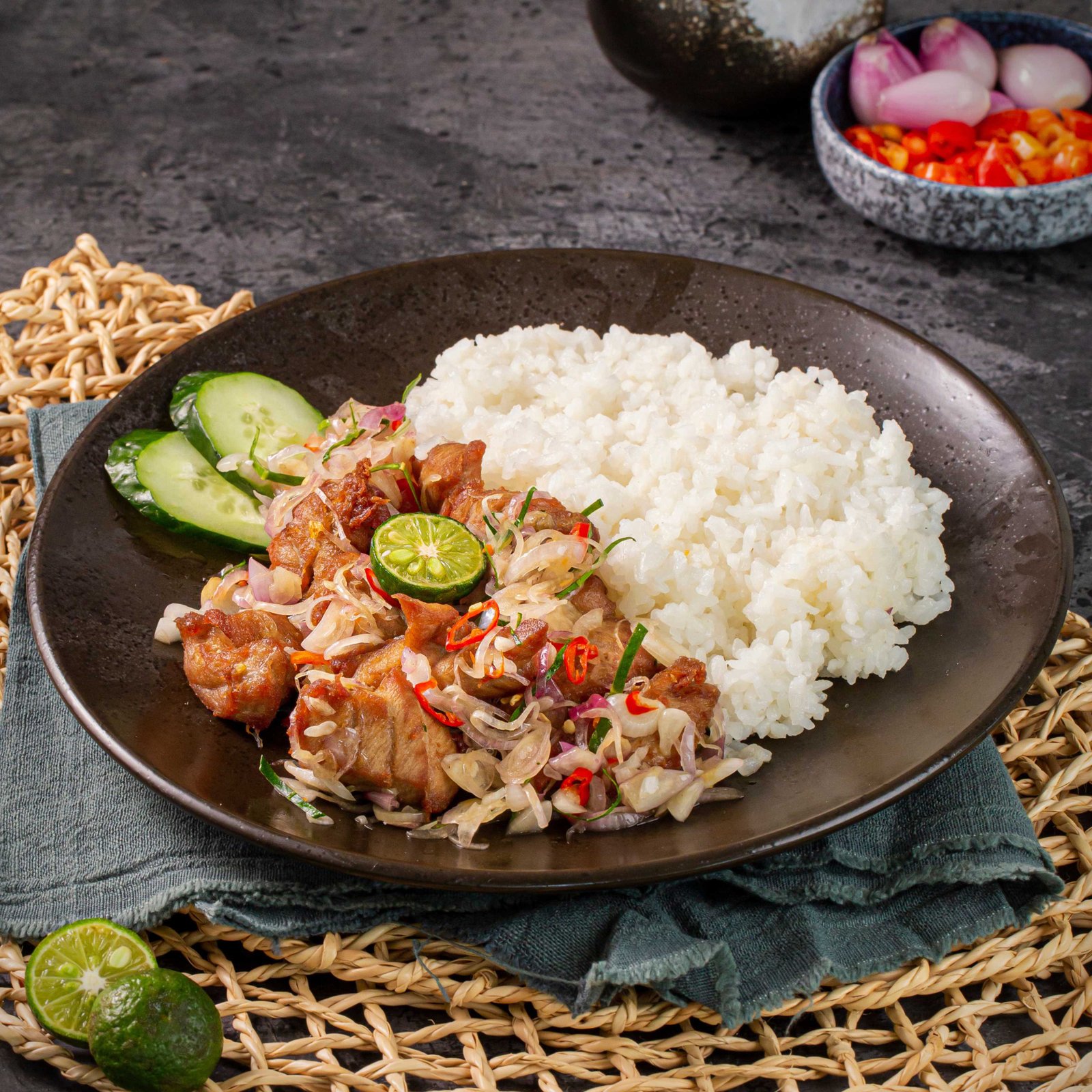 MAGURO GORENG SAMBAL MATAH